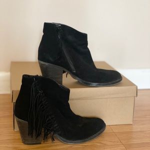 Steve Madden Fringe Booties